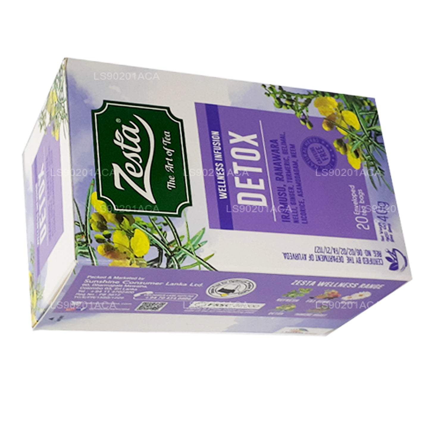 Zesta Detox Iramusu, Ranawara (40g) 20 sachets de thé