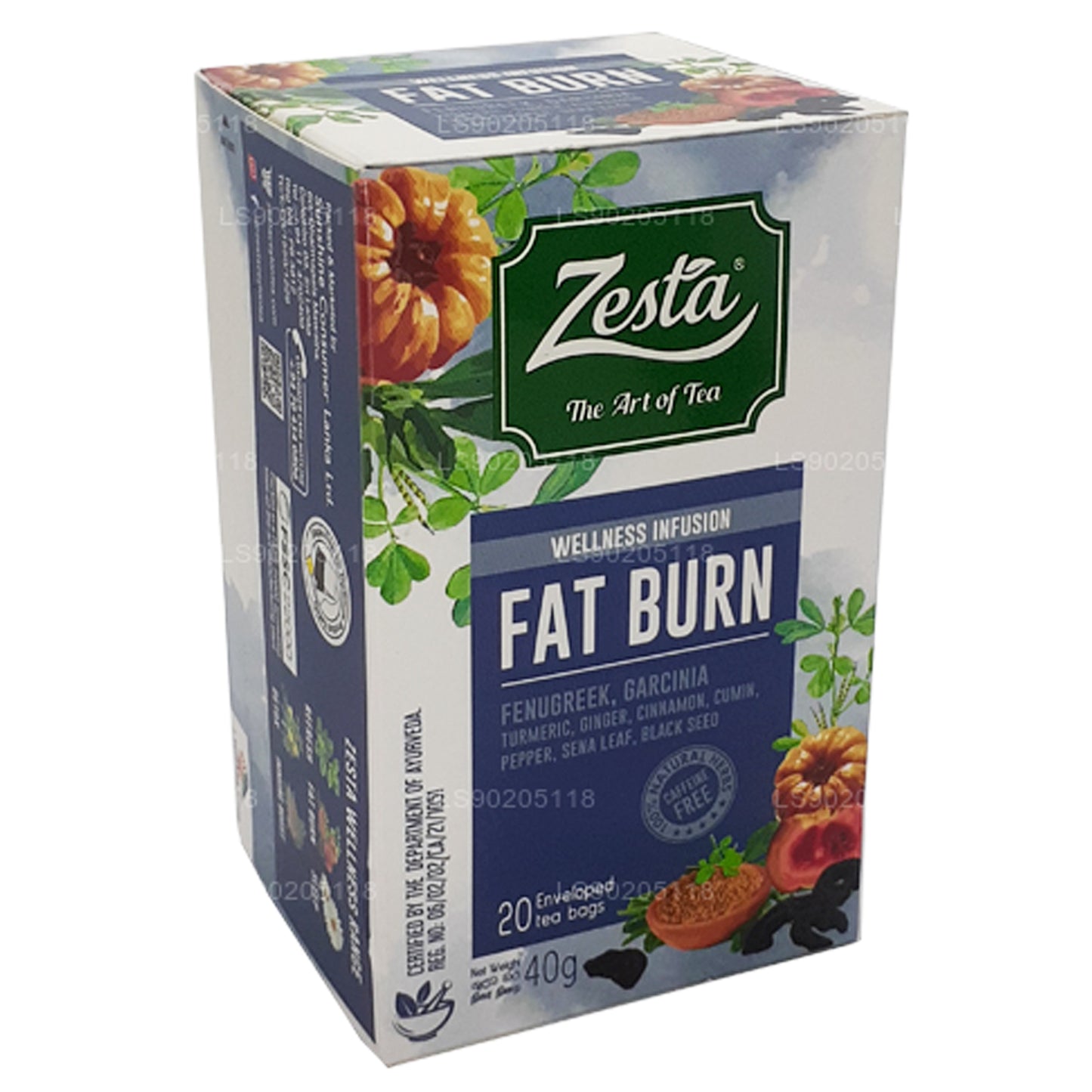 Zesta Fat Burn (40 g) 20 sachets de thé