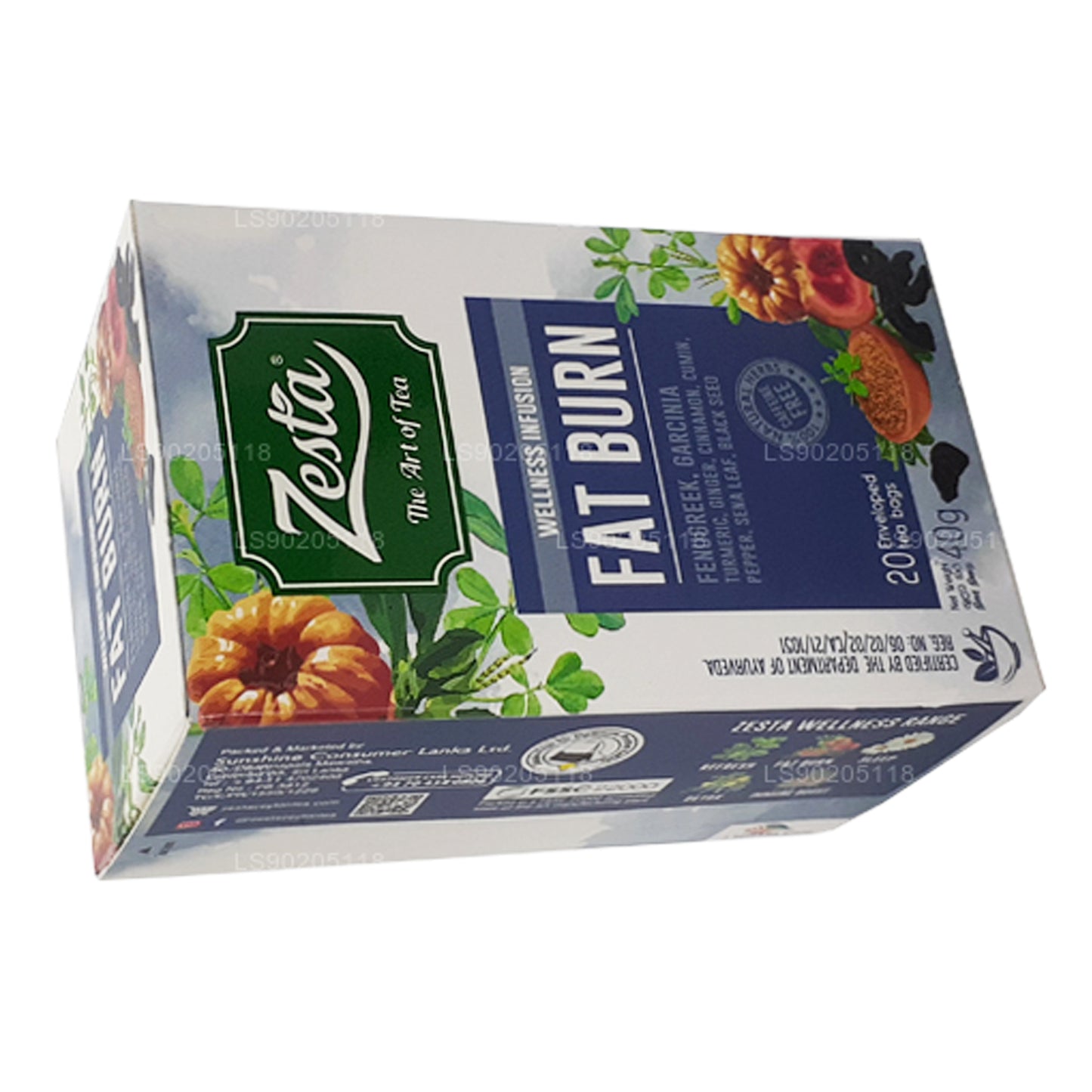 Zesta Fat Burn (40 g) 20 sachets de thé