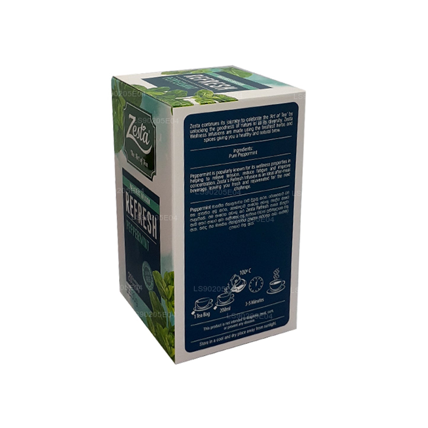 Zesta Refresh Peppermint (30g) 20 sachets de thé