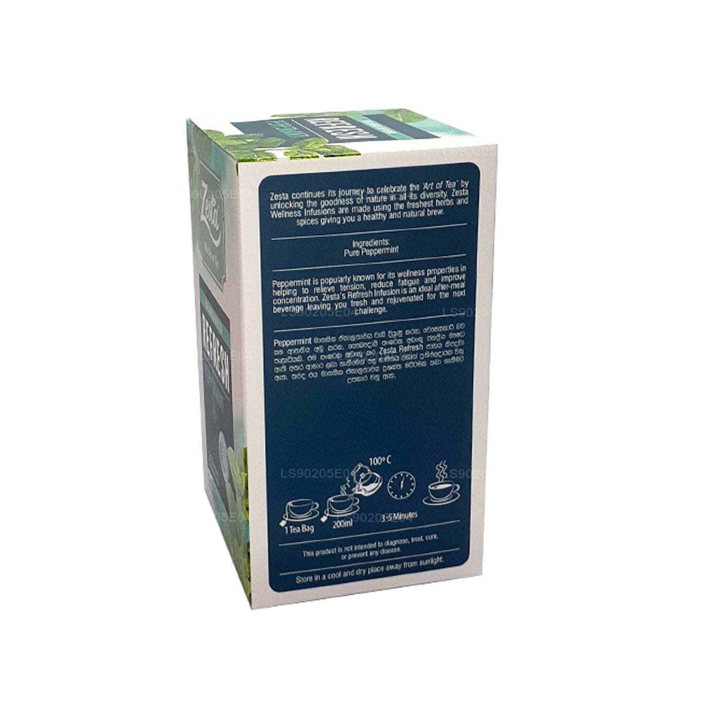 Zesta Refresh Peppermint (30g) 20 sachets de thé