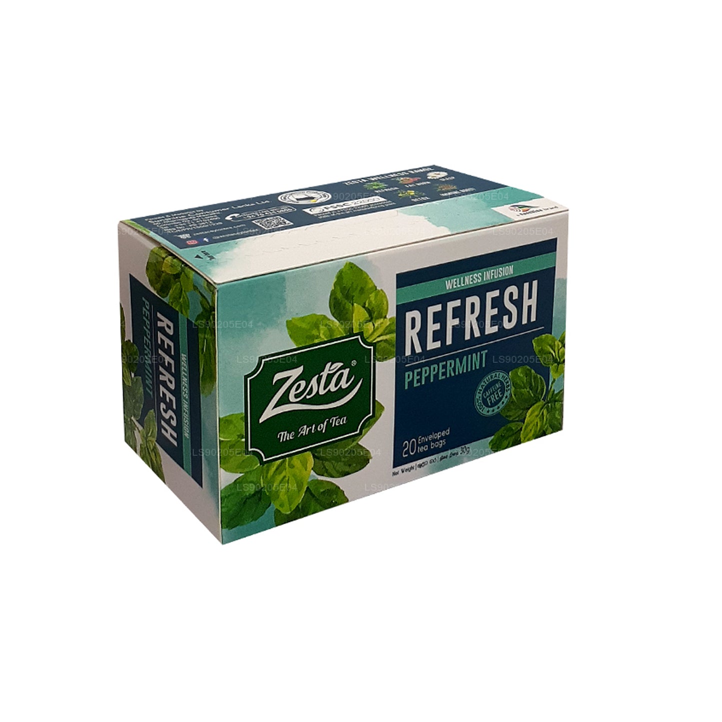 Zesta Refresh Peppermint (30g) 20 sachets de thé
