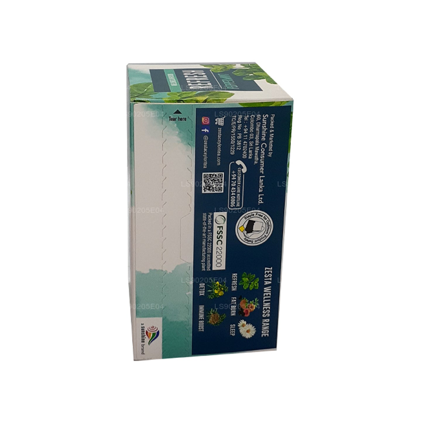 Zesta Refresh Peppermint (30g) 20 sachets de thé