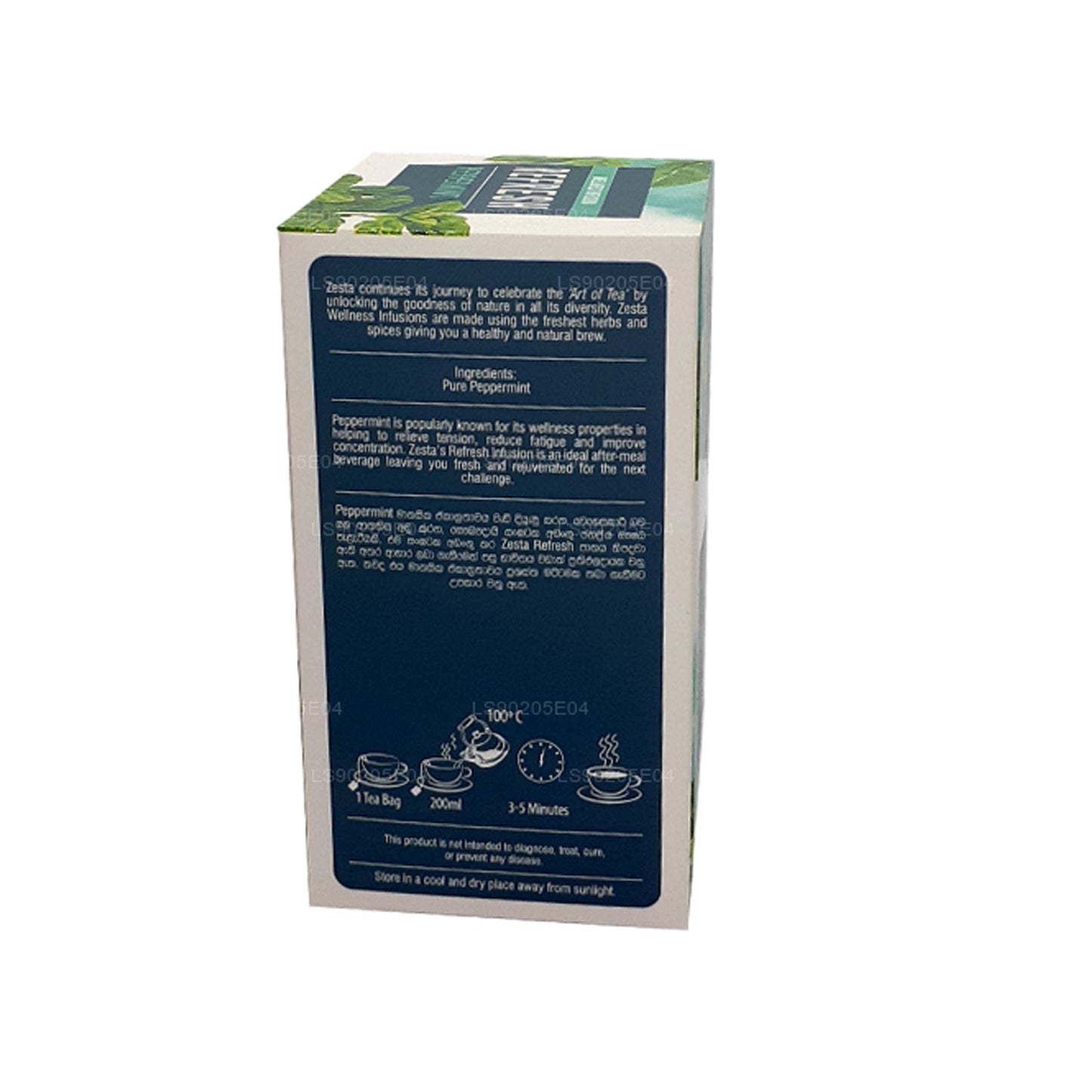Zesta Refresh Peppermint (30g) 20 sachets de thé