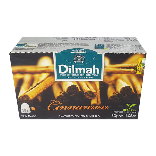 Thé aromatisé au caramel Dilmah (40g) 20 sachets de thé
