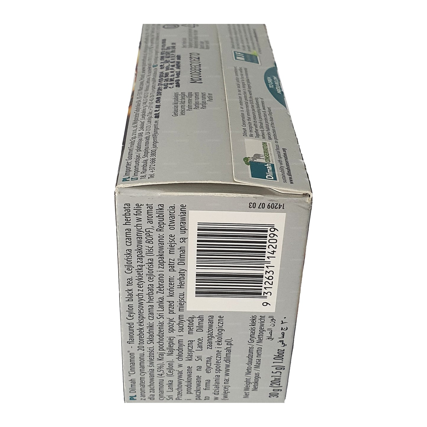 Thé aromatisé au caramel Dilmah (40g) 20 sachets de thé