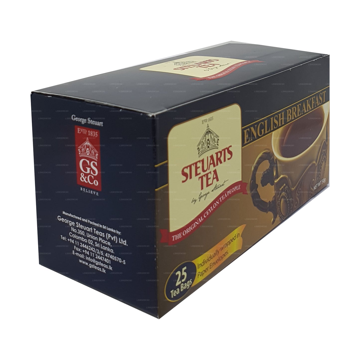 Thé George Steuart English Breakfast (50 g) 25 sachets de thé