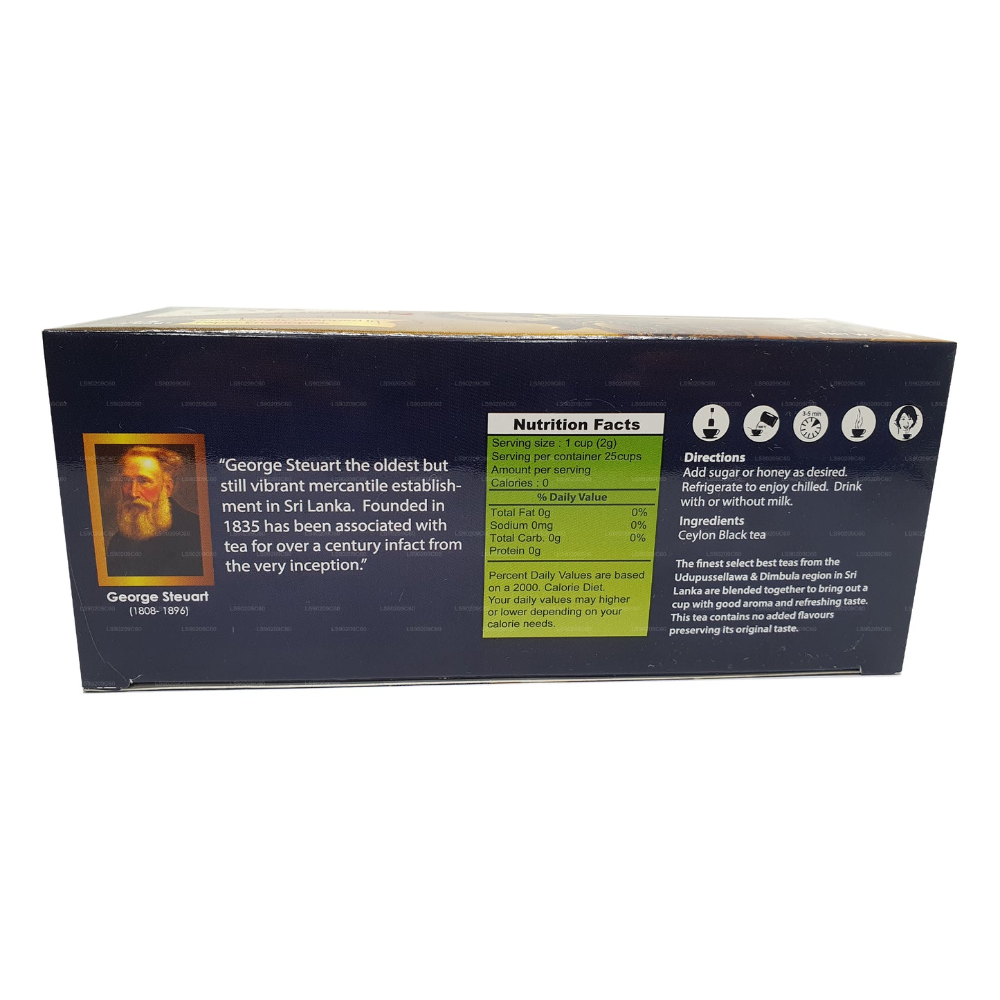 Thé George Steuart English Breakfast (50 g) 25 sachets de thé