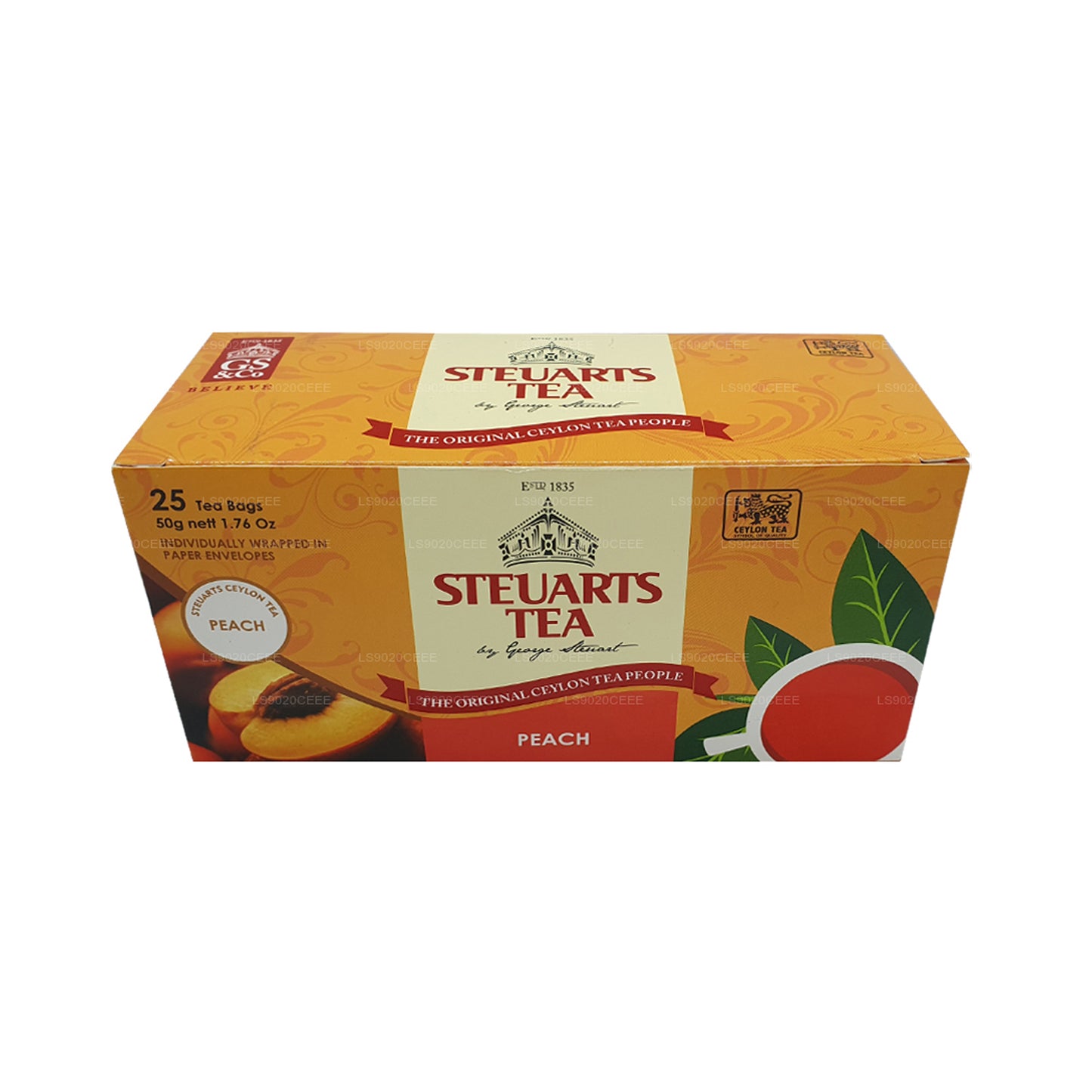 Thé à la pêche Steuarts (50g) 25 sachets