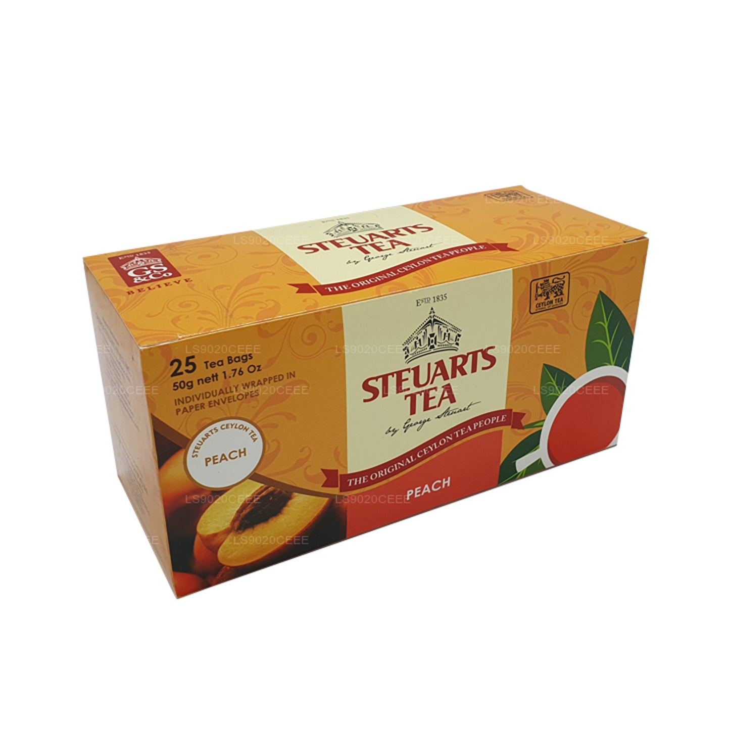Thé à la pêche Steuarts (50g) 25 sachets
