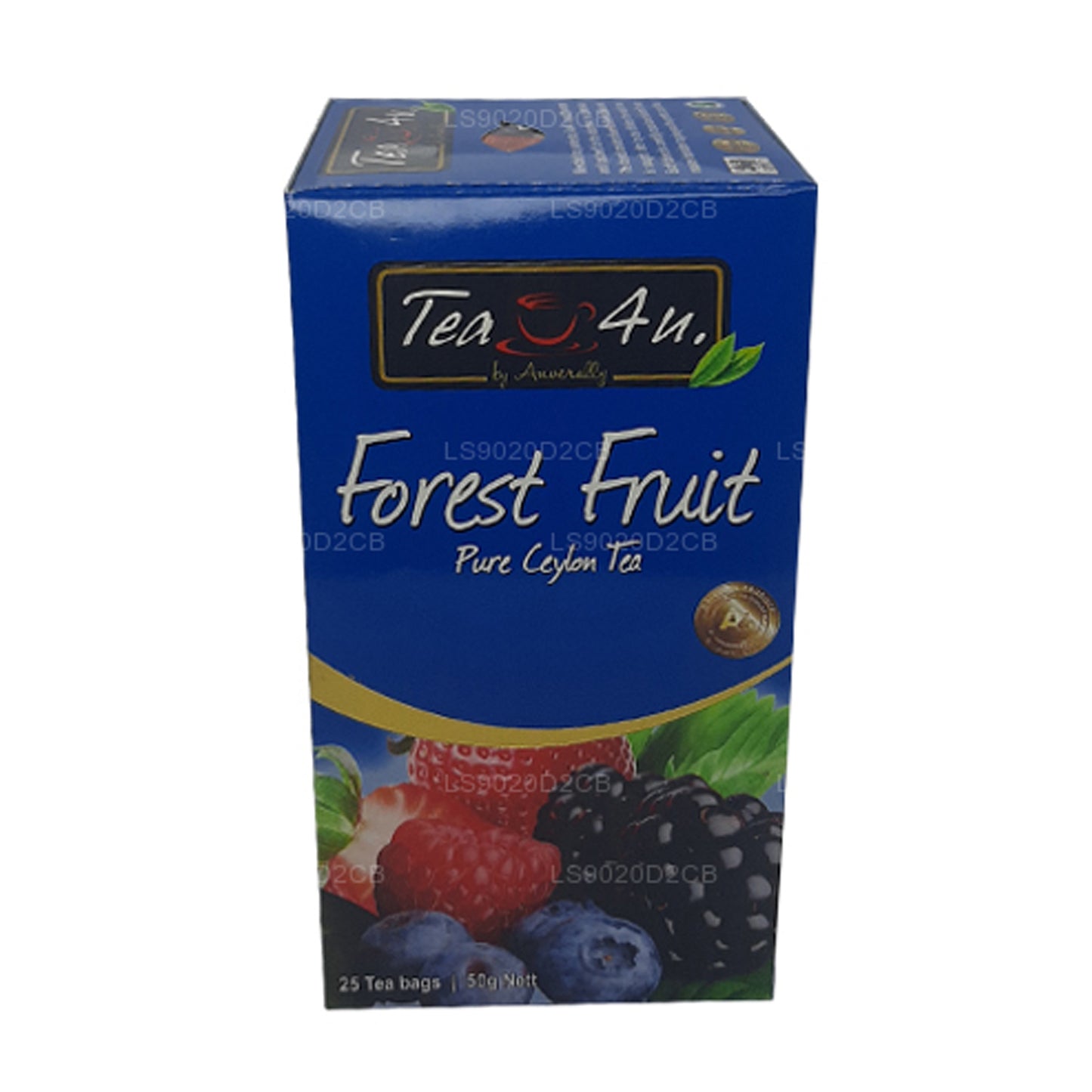 Thé aux fruits de la forêt Tea4U (50 g) 25 sachets de thé