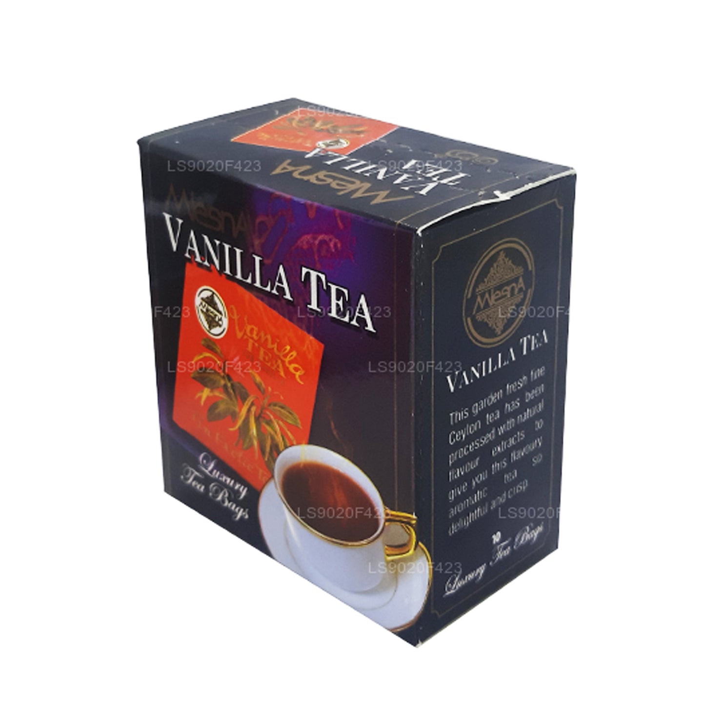 Thé à la vanille Mlesna (20g) 10 sachets de thé de luxe