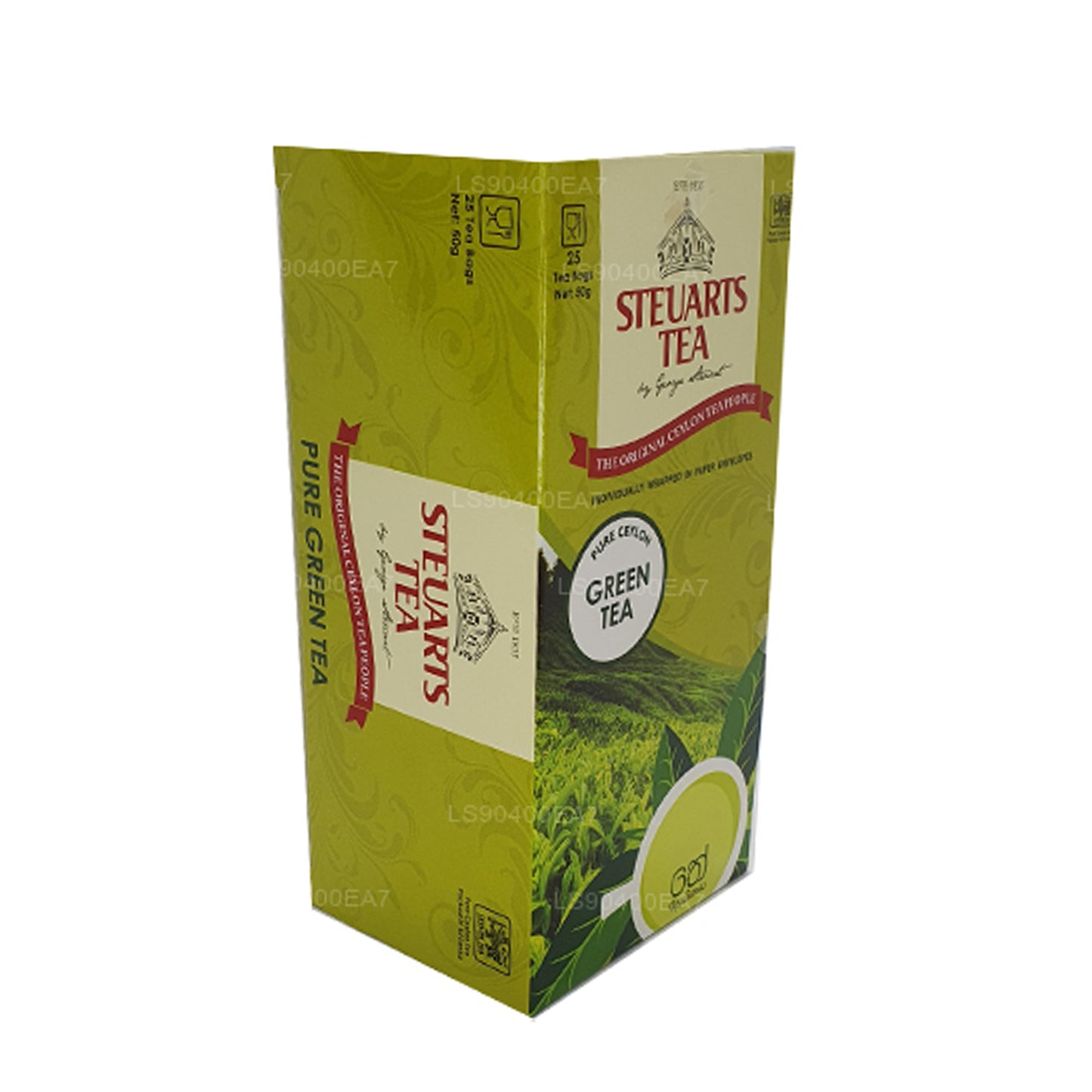 Thé vert pur George Steuart (50 g) 25 sachets de thé