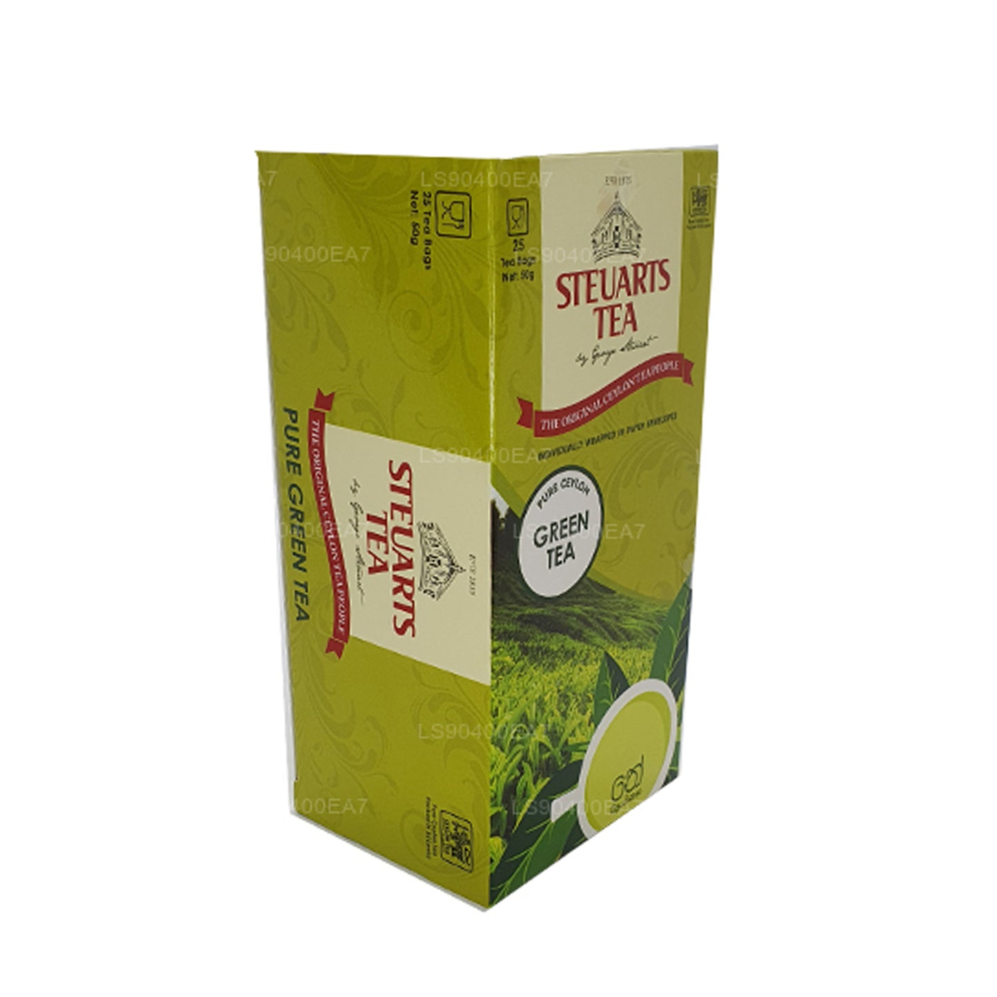Thé vert pur George Steuart (50 g) 25 sachets de thé