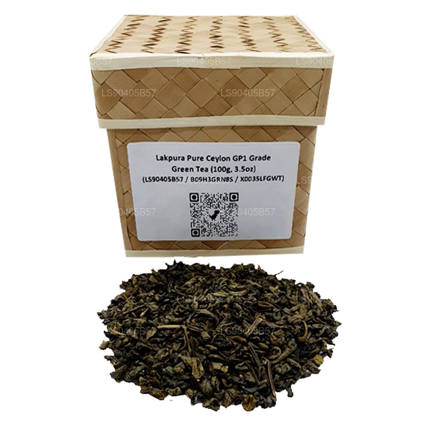 Thé vert Lakpura Pure Ceylon de qualité GP1 (100 g)