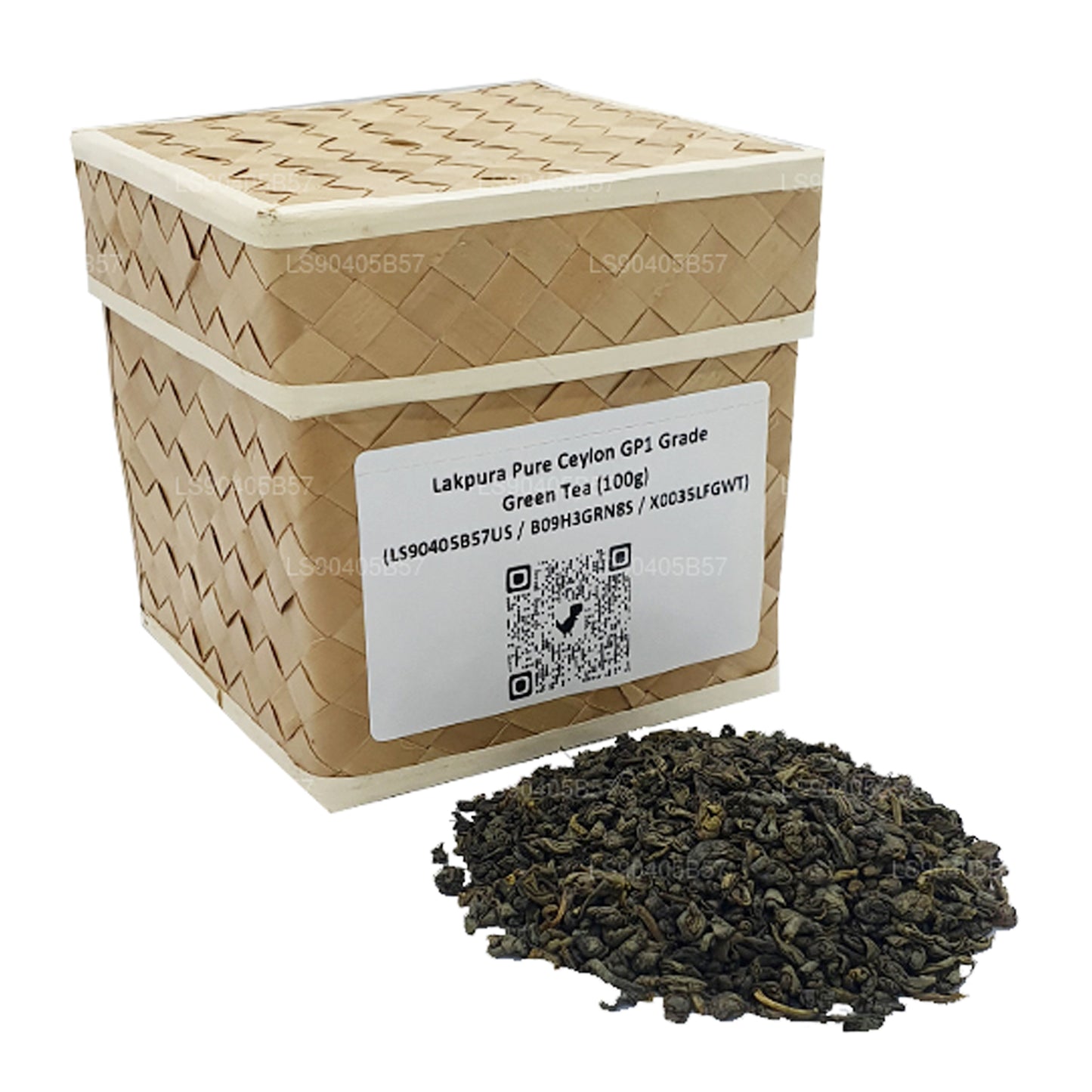 Thé vert Lakpura Pure Ceylon de qualité GP1 (100 g)