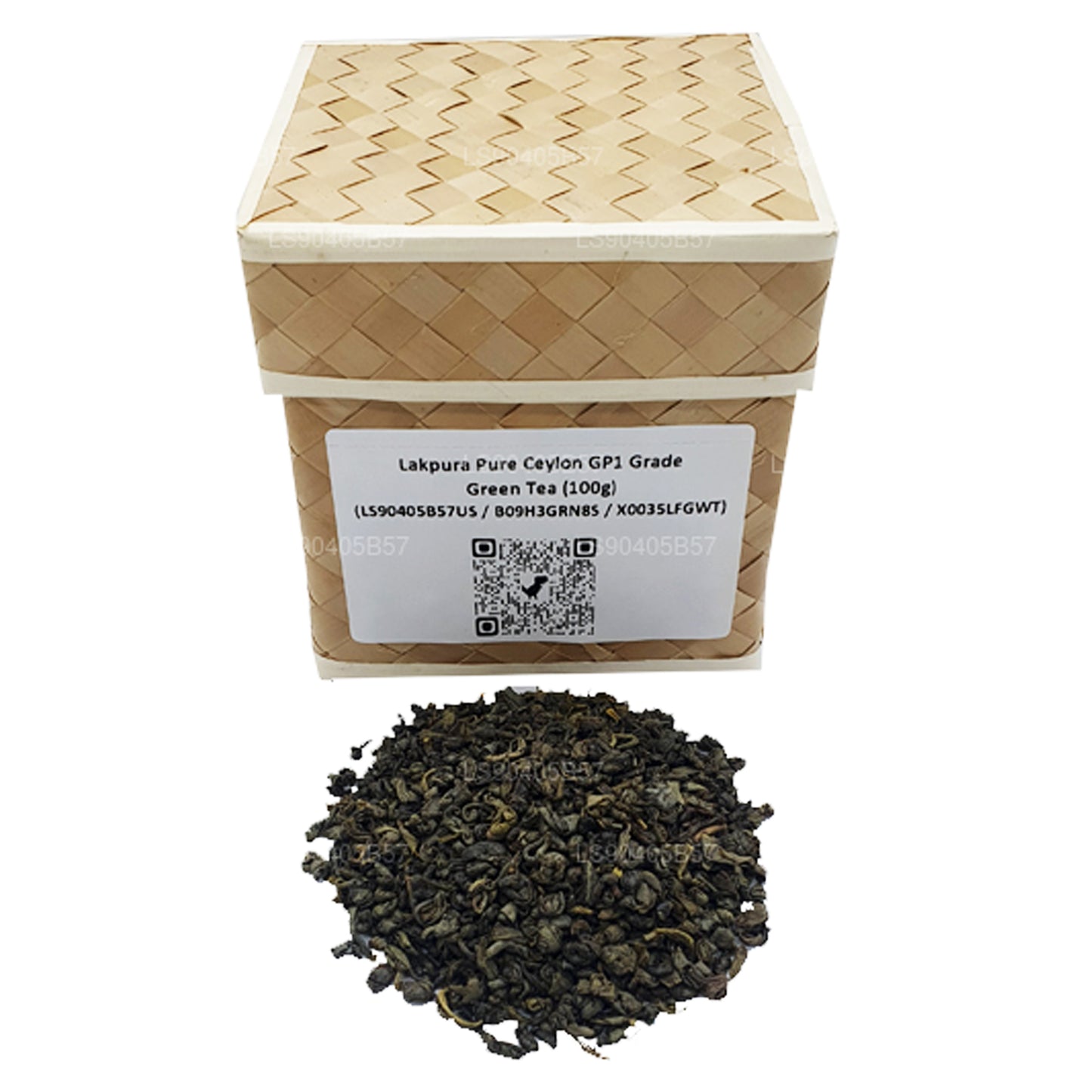 Thé vert Lakpura Pure Ceylon de qualité GP1 (100 g)