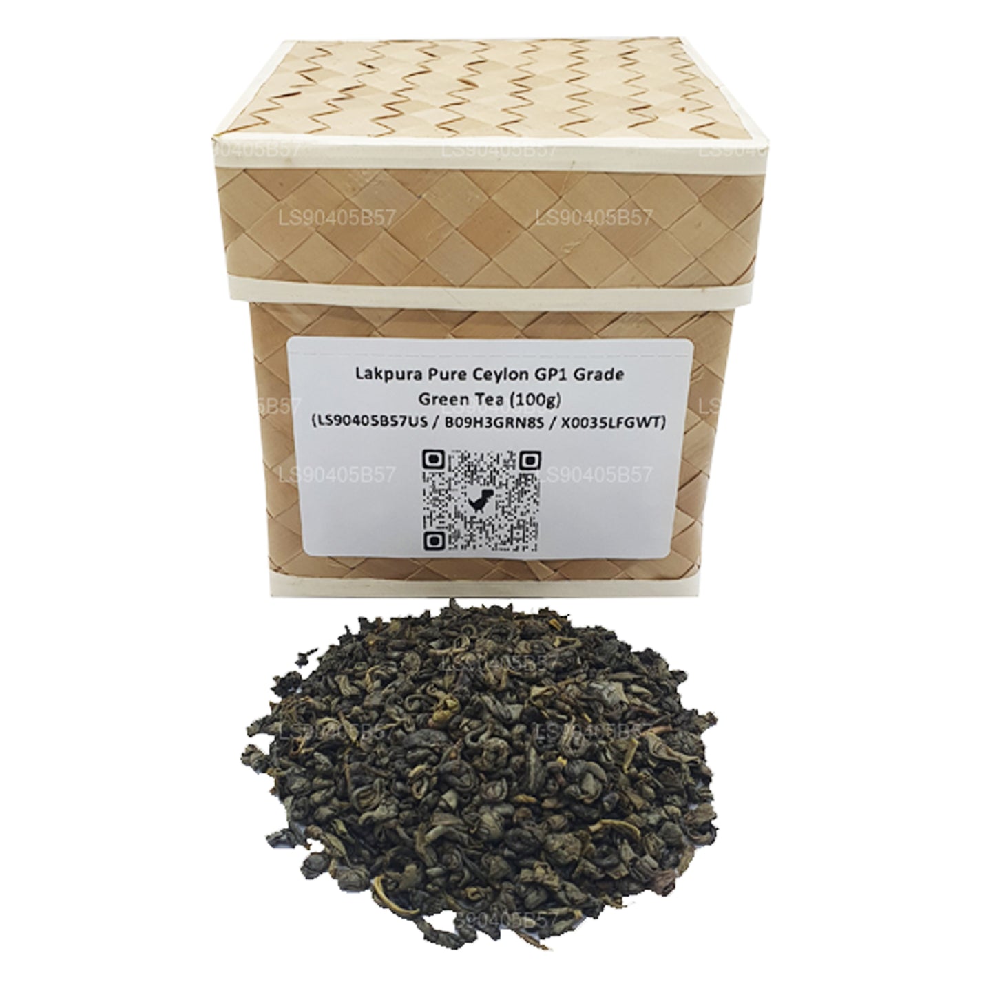 Thé vert Lakpura Pure Ceylon de qualité GP1 (100 g)