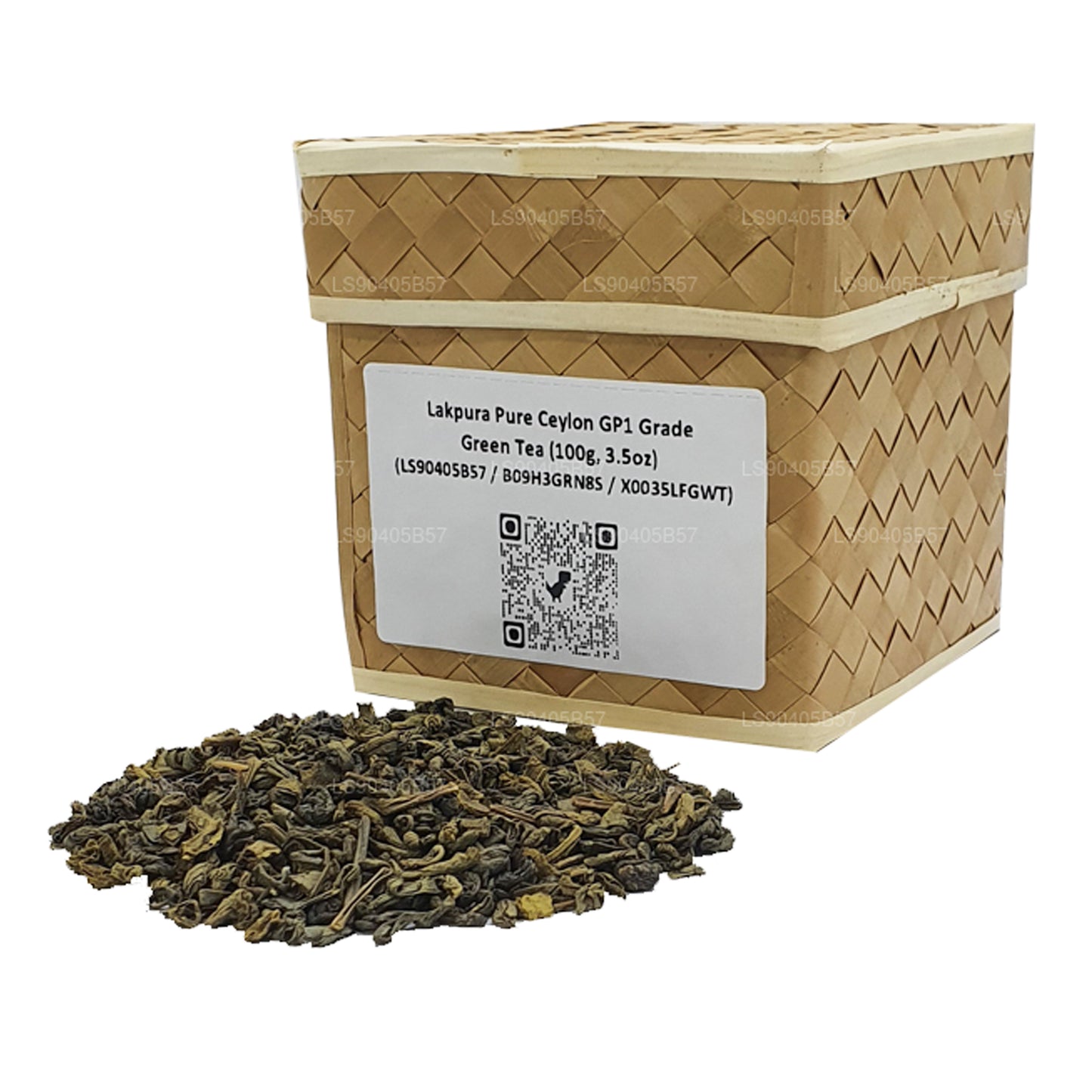Thé vert Lakpura Pure Ceylon de qualité GP1 (100 g)