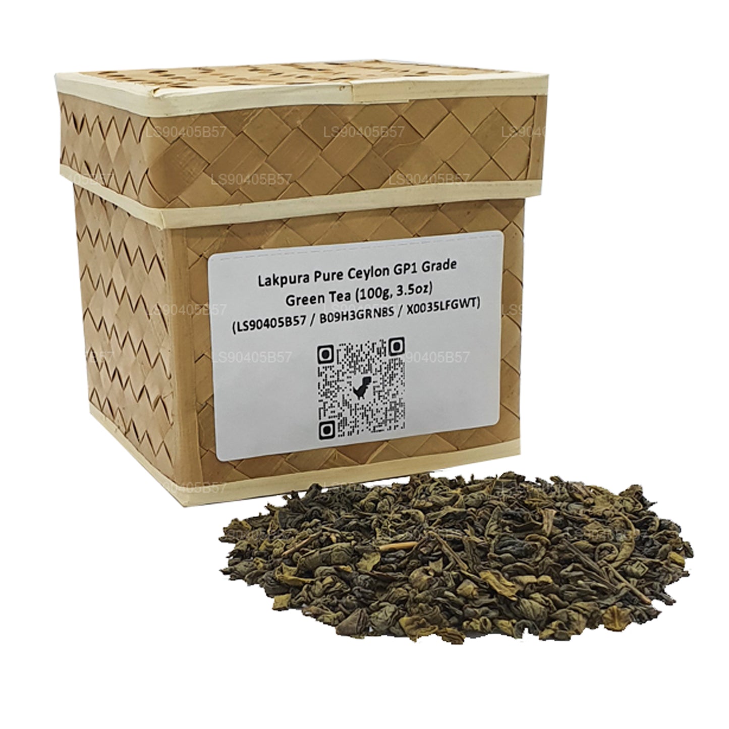 Thé vert Lakpura Pure Ceylon de qualité GP1 (100 g)