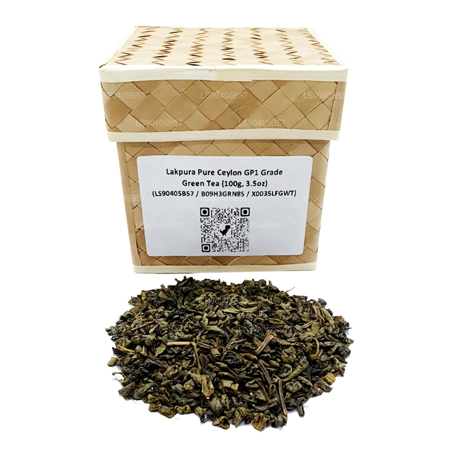 Thé vert Lakpura Pure Ceylon de qualité GP1 (100 g)