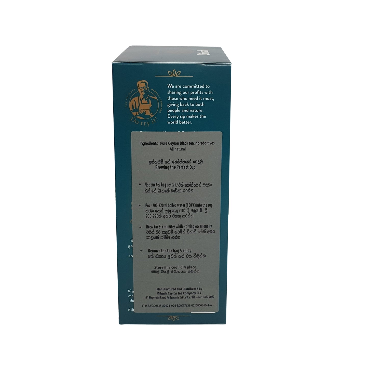 Sachets de thé de Ceylan Premium Dilmah