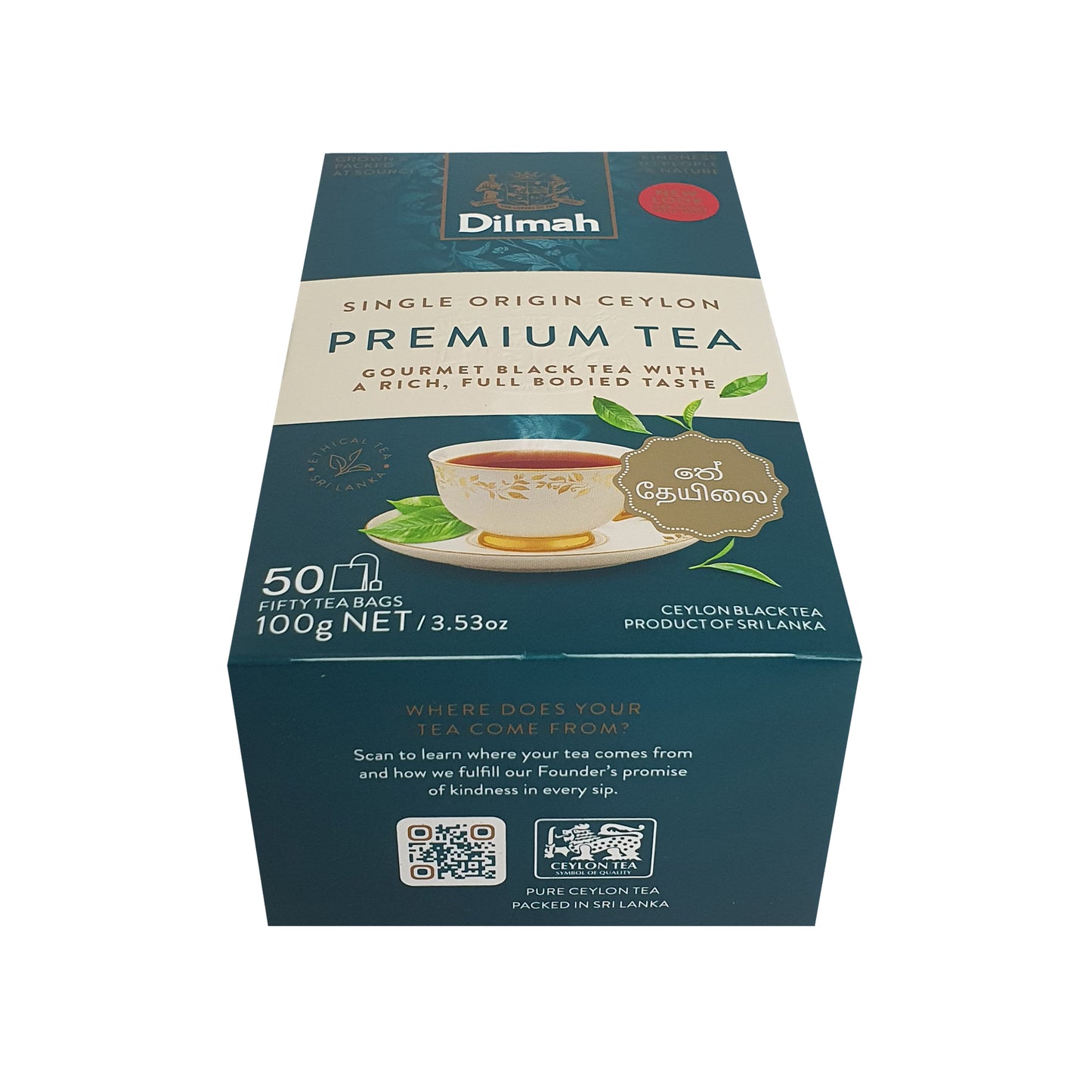 Sachets de thé de Ceylan Premium Dilmah