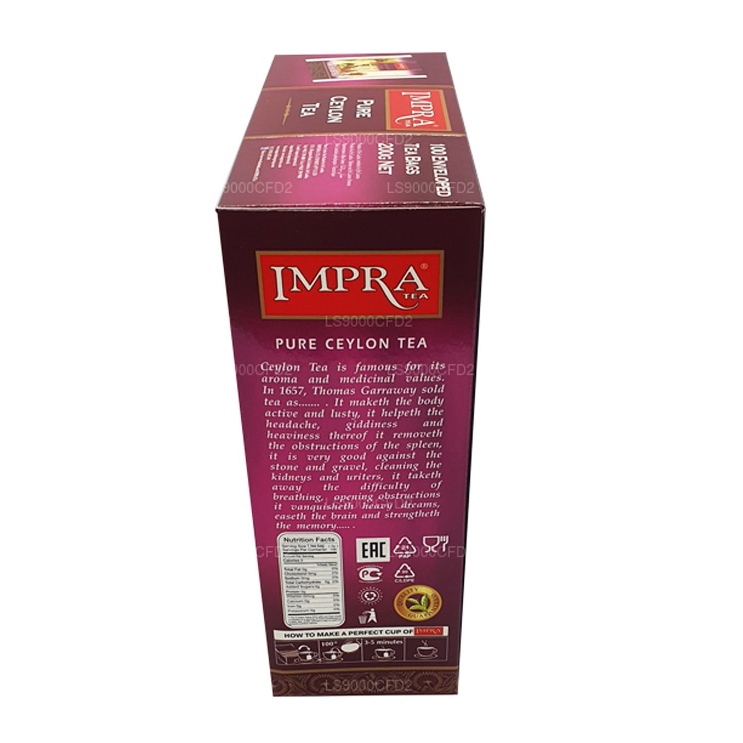 Thé spécial Impra Pure Ceylan (200 g)