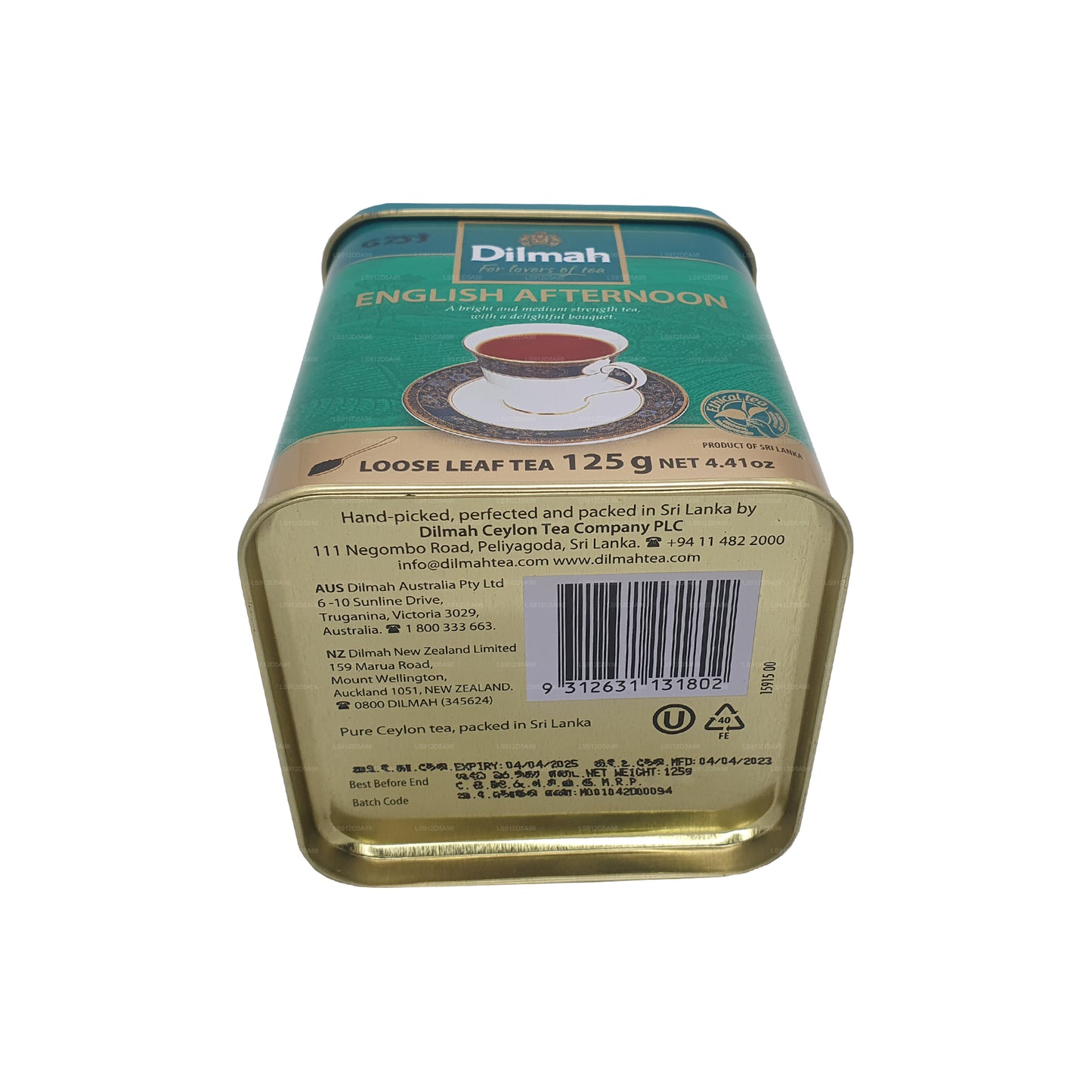 Thé en vrac Dilmah English Afternoon (125g)