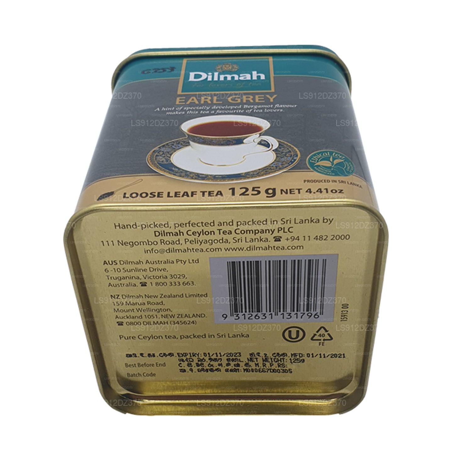 Thé en vrac Dilmah Earl Grey (125 g)