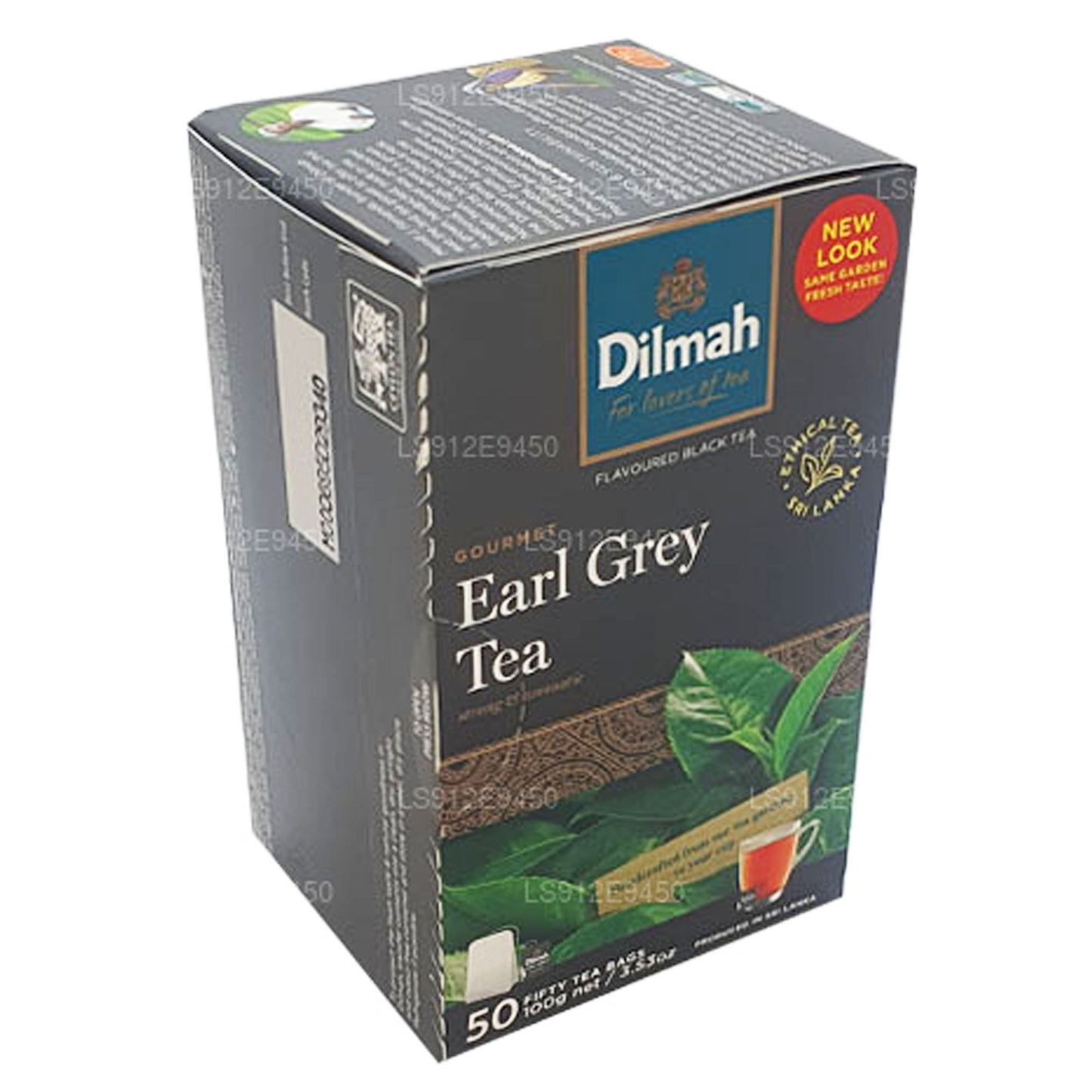 Thé Dilmah Earl Grey (100 g) 50 sachets de thé
