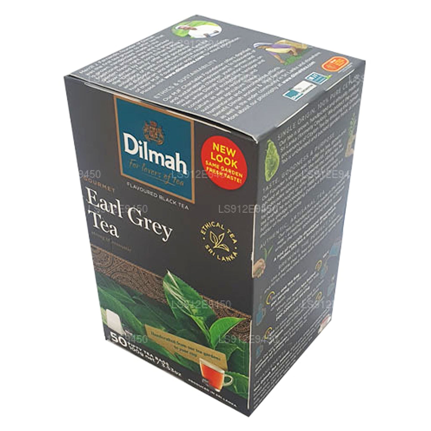 Thé Dilmah Earl Grey (100 g) 50 sachets de thé