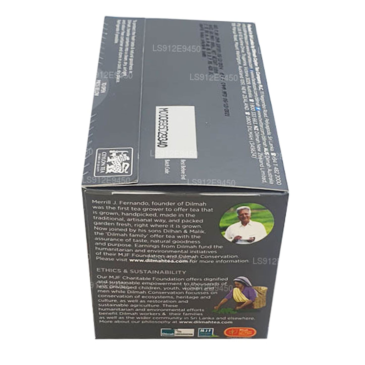 Thé Dilmah Earl Grey (100 g) 50 sachets de thé