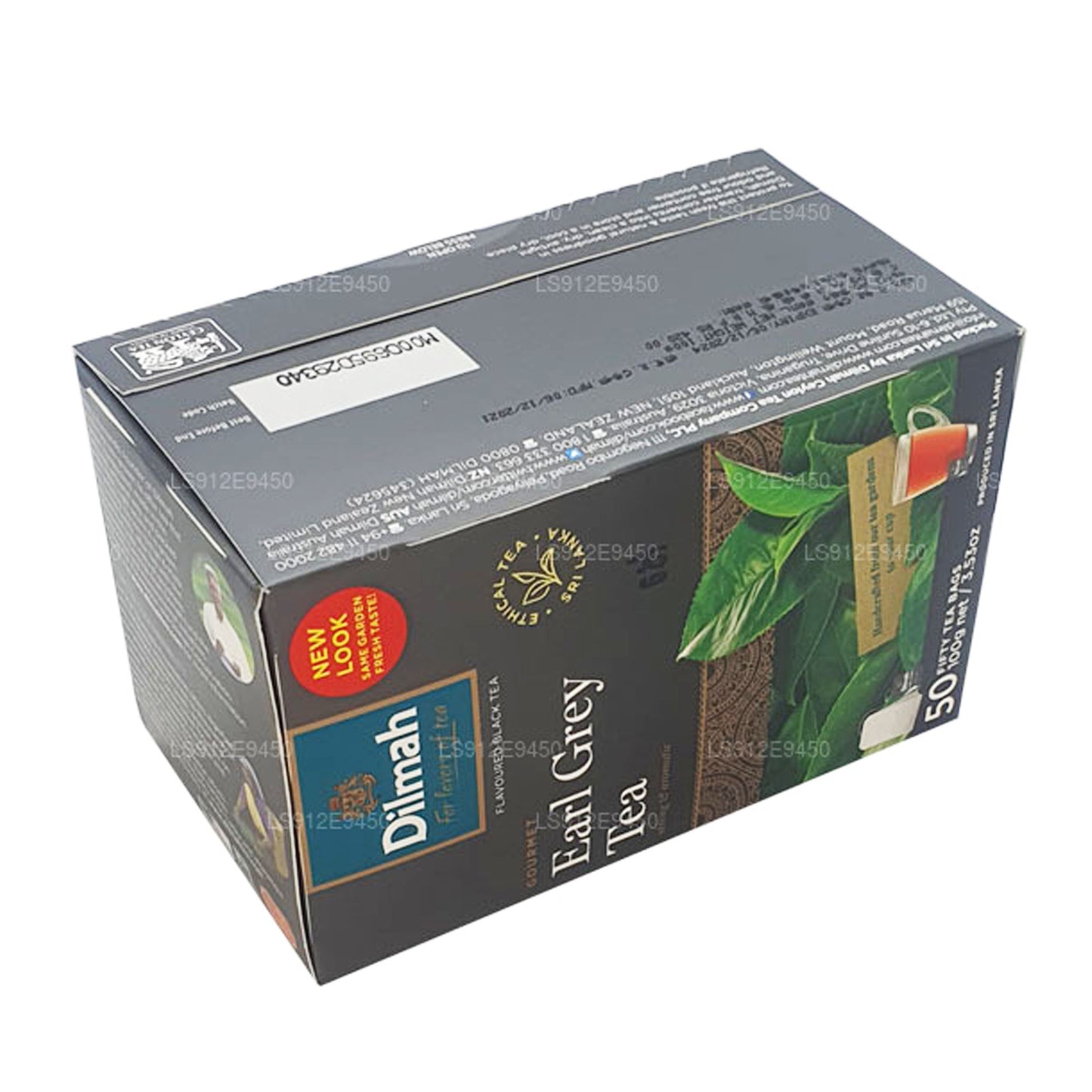 Thé Dilmah Earl Grey (100 g) 50 sachets de thé