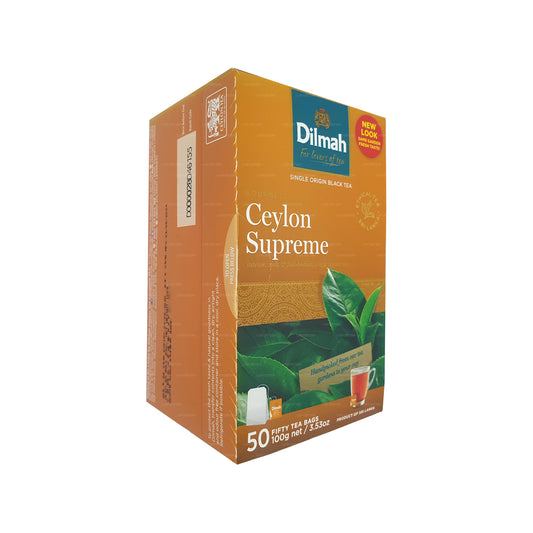 Dilmah Ceylon Supreme (100 g) 50 sachets de thé