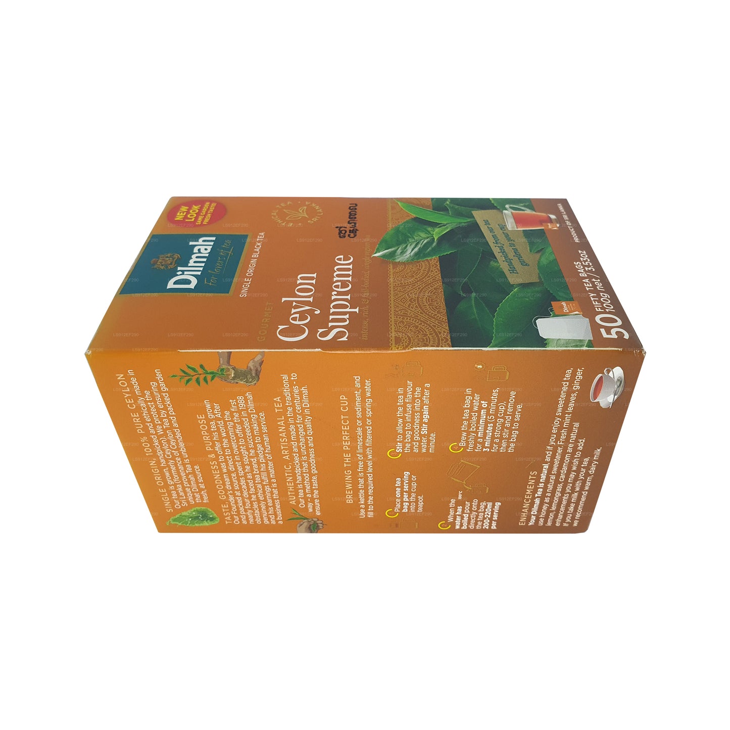 Dilmah Ceylon Supreme (100 g) 50 sachets de thé
