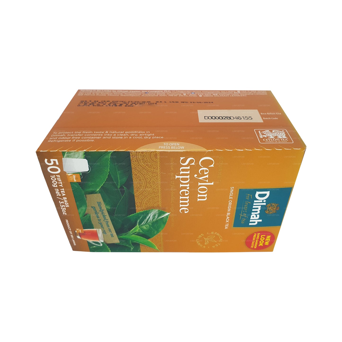 Dilmah Ceylon Supreme (100 g) 50 sachets de thé