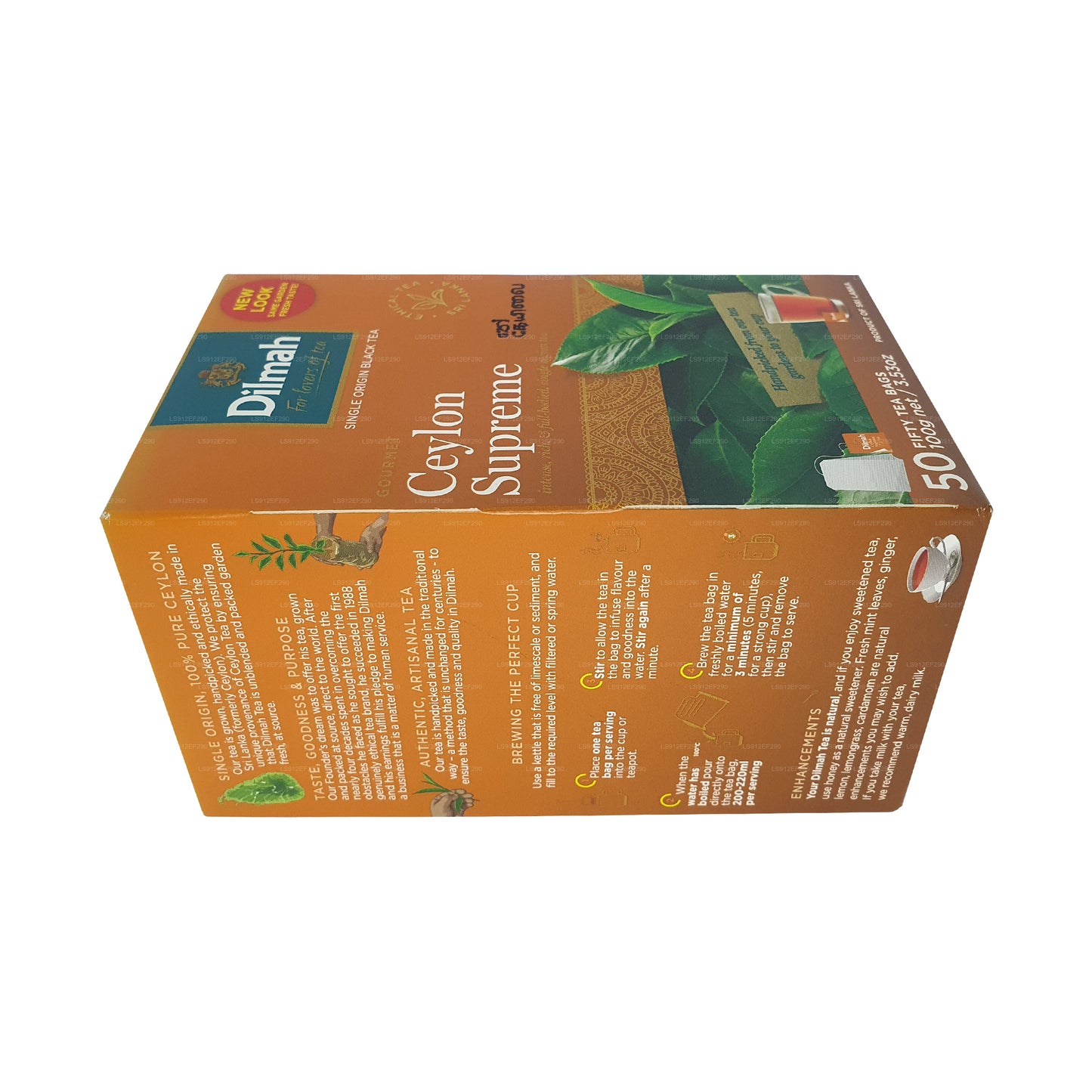 Dilmah Ceylon Supreme (100 g) 50 sachets de thé