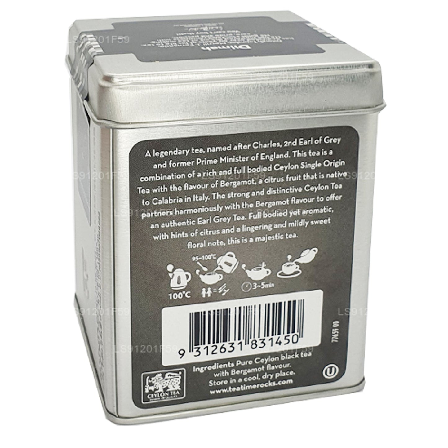 Thé en vrac Dilmah T-series The Original Earl Grey (100 g)