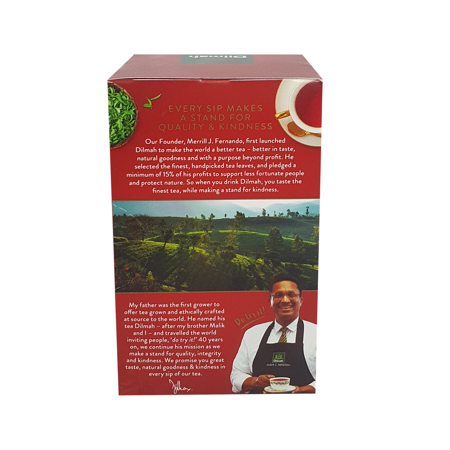 Thé anglais Dilmah pour petit déjeuner, 50 sachets de thé (100 g)