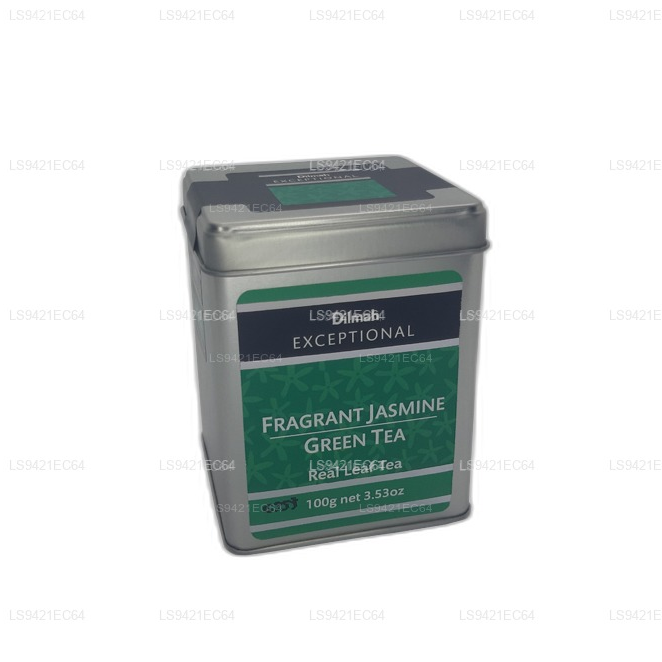 Thé vert au jasmin parfumé exceptionnel Dilmah (100 g)