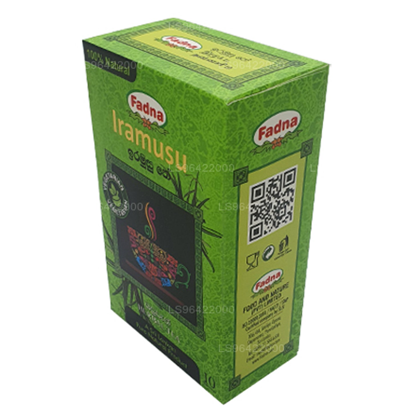 Tisane à base de thé Fadna Iramusu (20g) 10 sachets de thé