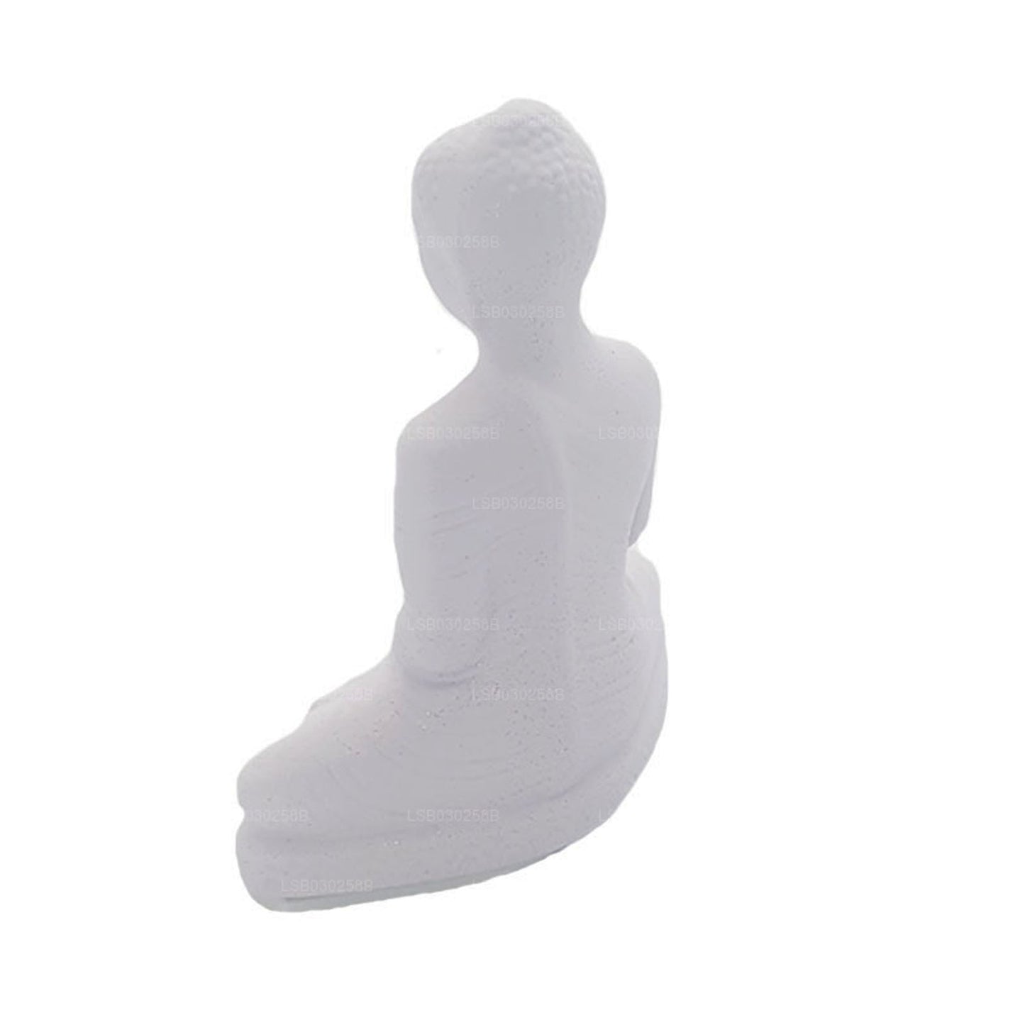 Statue de Bouddha (couleur blanche) pour tableau de bord de voiture (7 cm x 3 cm)