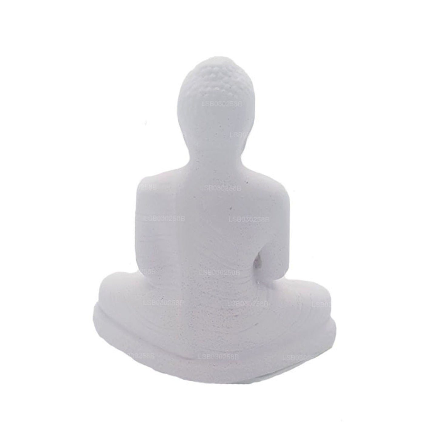 Statue de Bouddha (couleur blanche) pour tableau de bord de voiture (7 cm x 3 cm)