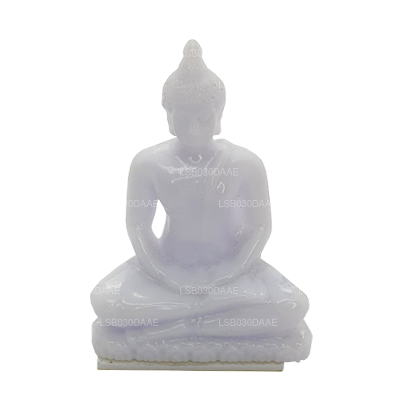 Statue de Bouddha (couleur blanche) pour tableau de bord de voiture (7 cm x 3 cm)