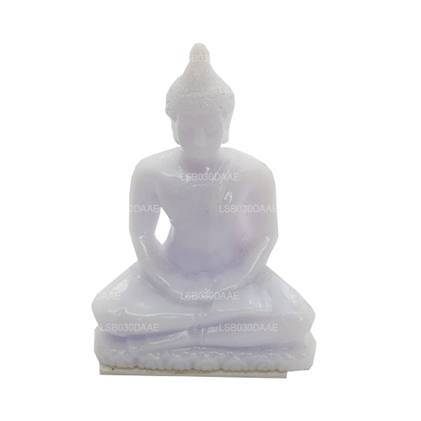 Statue de Bouddha (couleur blanche) pour tableau de bord de voiture (7 cm x 3 cm)