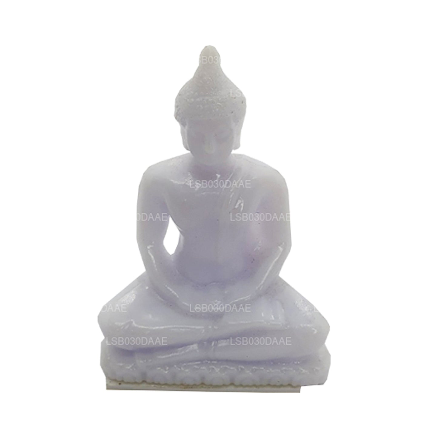 Statue de Bouddha (couleur blanche) pour tableau de bord de voiture (7 cm x 3 cm)