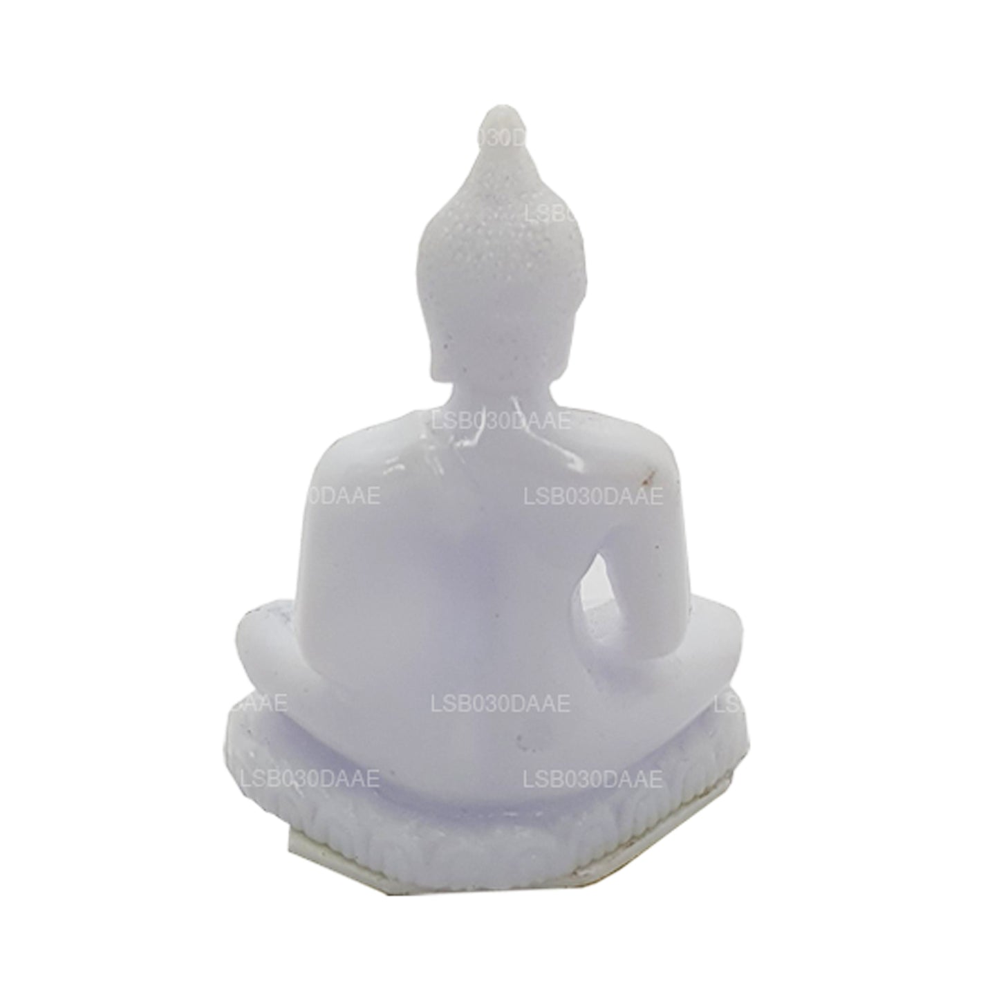 Statue de Bouddha (couleur blanche) pour tableau de bord de voiture (7 cm x 3 cm)