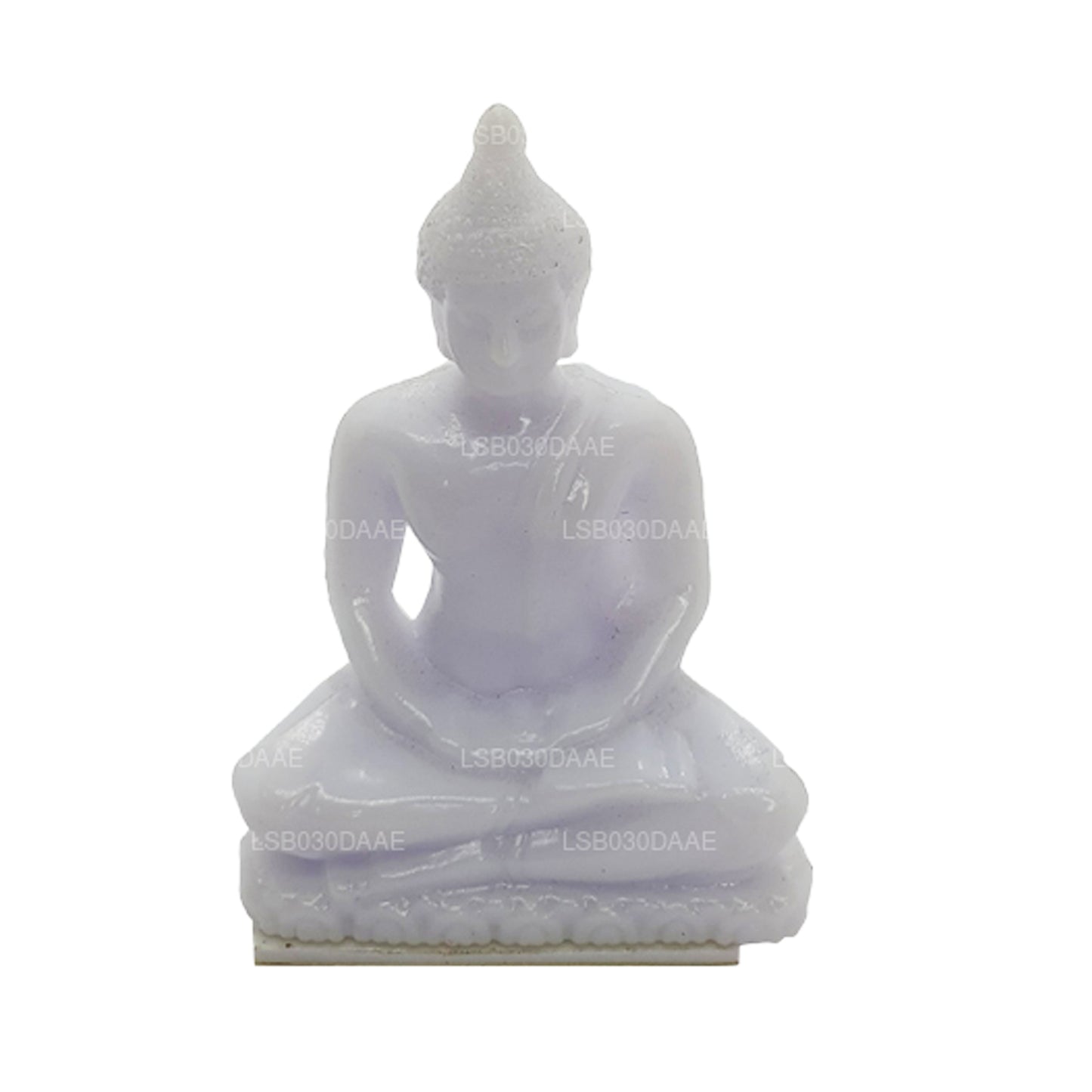 Statue de Bouddha (couleur blanche) pour tableau de bord de voiture (7 cm x 3 cm)