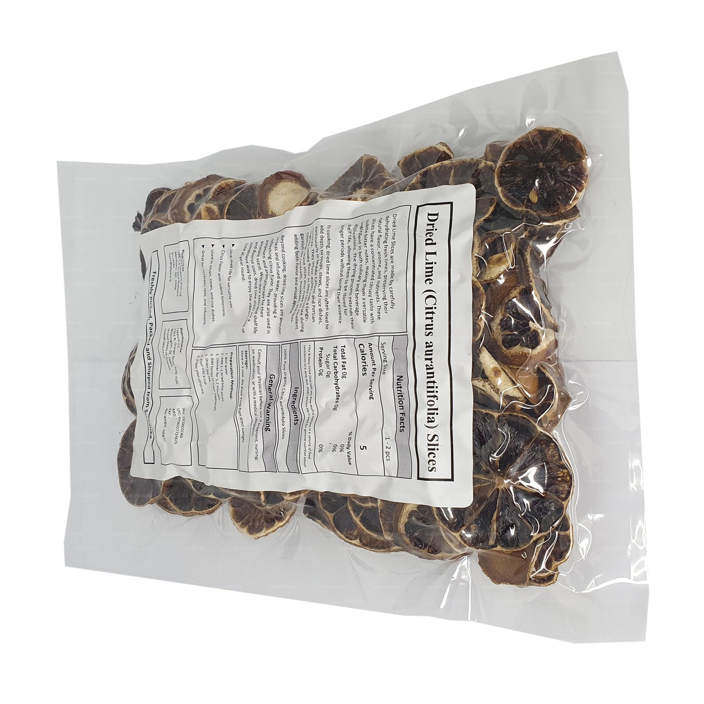 Tranches de lime déshydratées Lakpura